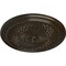 Ekena Millwork Trinity Ceiling Medallion (Fits Canopies up to 3"), 22"OD x 1 3/4"P, Stone Hearth Crackle CM22TNSHC - alternate 3